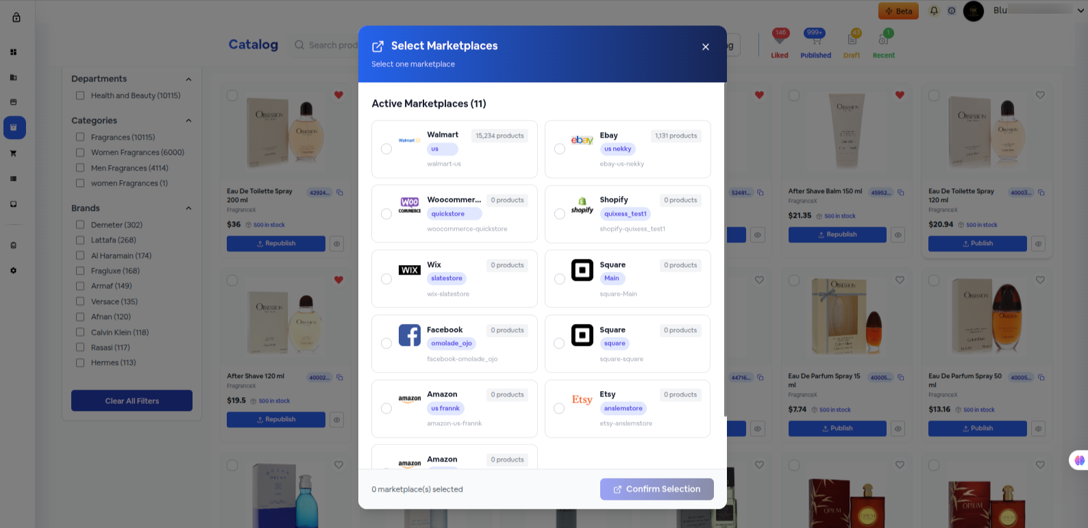 Quixess App - Market Management