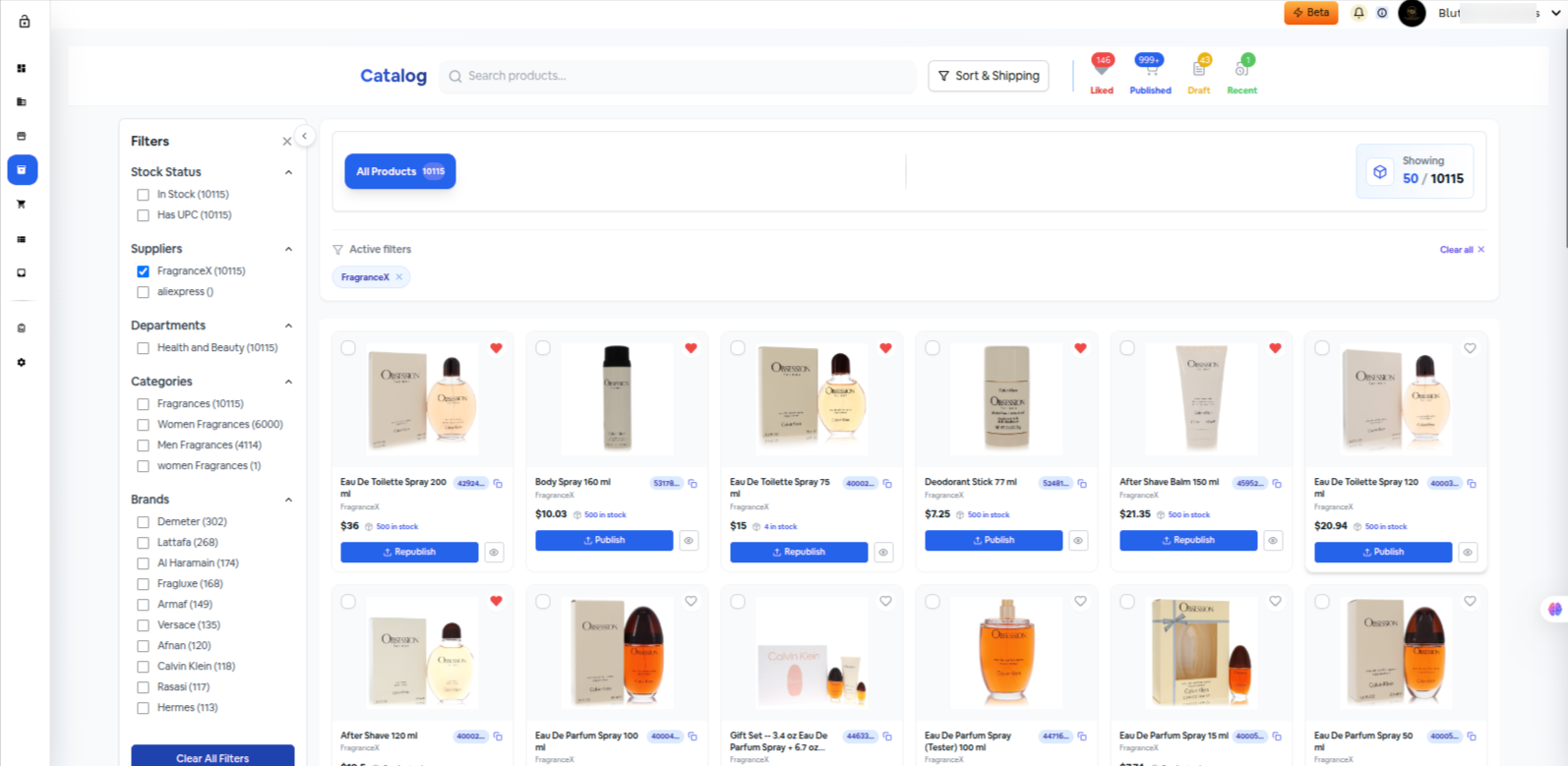 Quixess App - Product Management